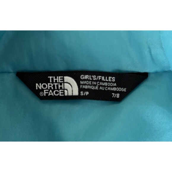 Girls The North Face Dryvent Aqua Zip Hooded Rain Wind Jacket Size 7/8 - Picture 2 of 13